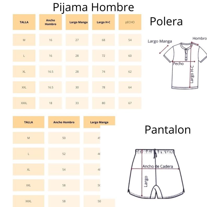 Pijama Algodón Hombre Primavera Verano-2