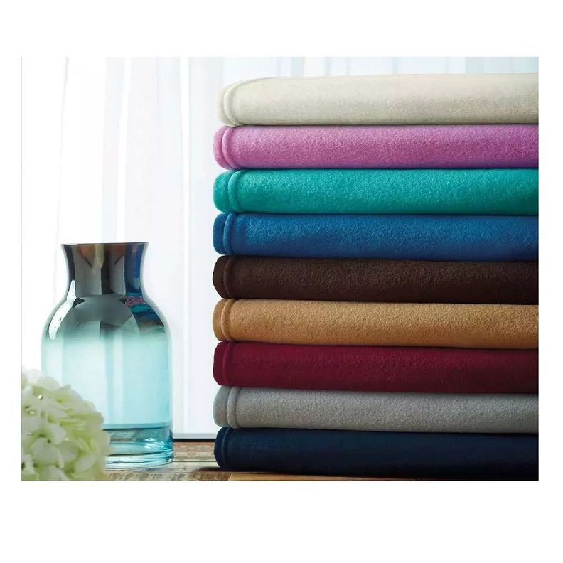 Sábanas De Polar 1,5 Plazas Sabana Polar Invierno Set 3 Pzas Beige-3