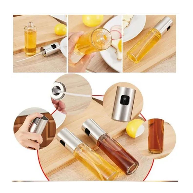 Dispensador Aceite Vinagre  Botella Roceador Pulverizador-2