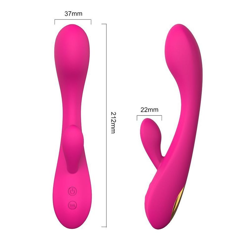 Boom Dildo Vibrador Dual Consolador Clítoris Exclusivo-1
