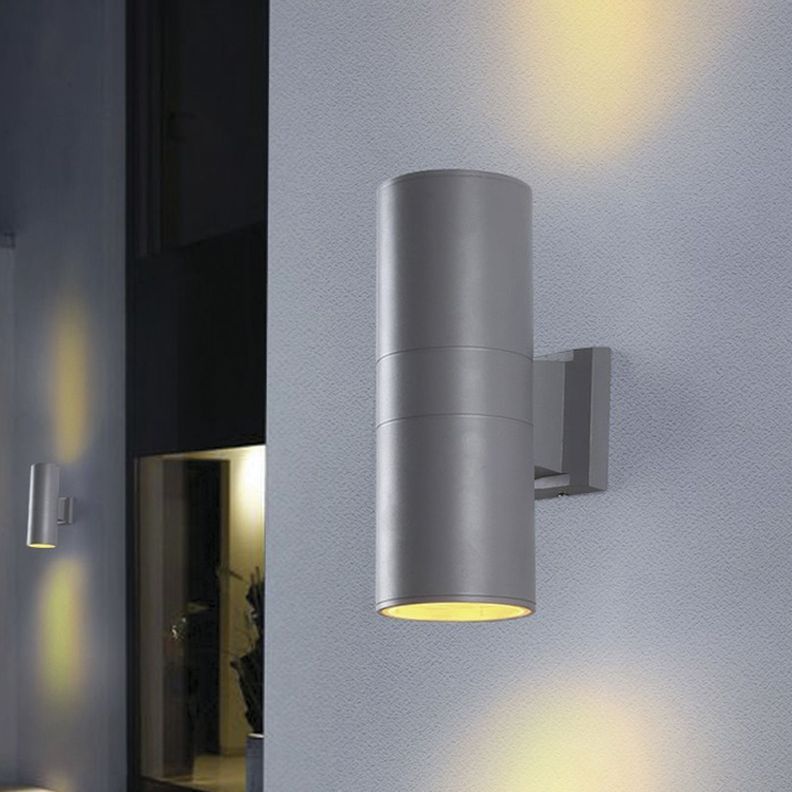 Apliqué Bidireccional LED Incorporado Gris 2*5W-3