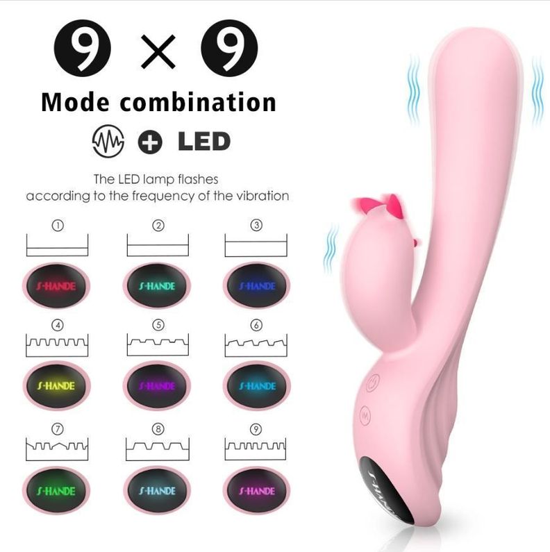 Plume Dildo Vibrador Dual Con Estimulador De Clítoris-2
