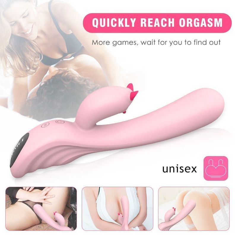 Plume Dildo Vibrador Dual Con Estimulador De Clítoris-4