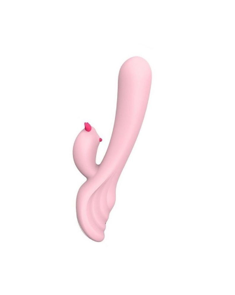 Plume Dildo Vibrador Dual Con Estimulador De Clítoris-0