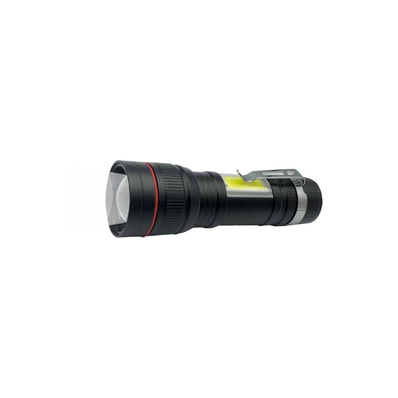 Linterna Led Aleación De Aluminio Recargable Usb - PuntoStore-0