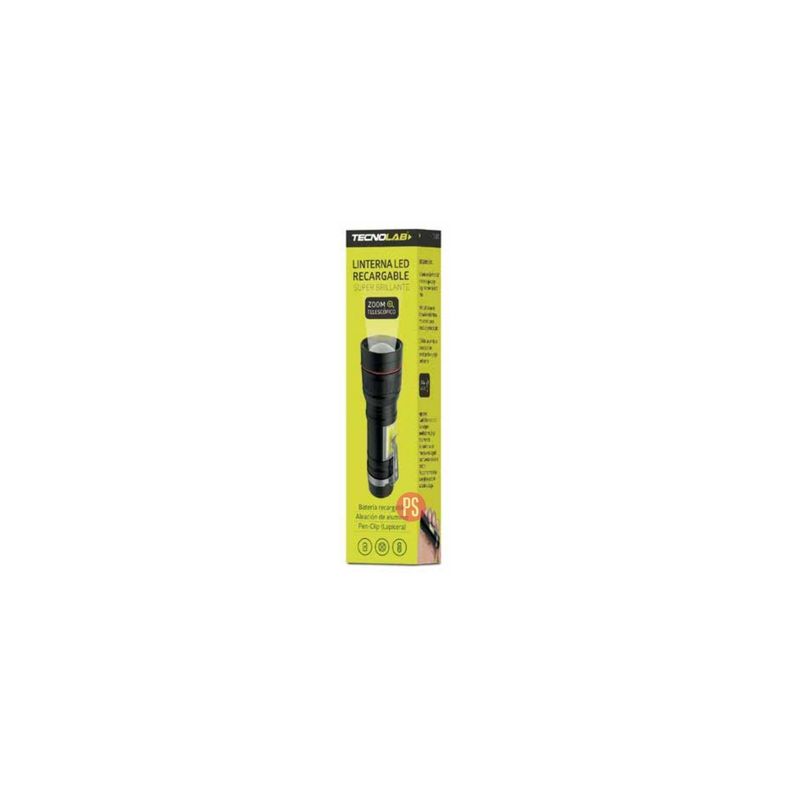 Linterna Led Aleación De Aluminio Recargable Usb - PuntoStore-2
