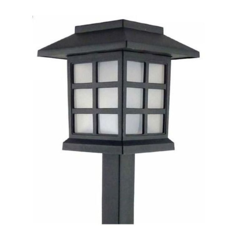 Pack 2 Luz Solar Estaca Exterior Tierra Jardín Iluminación fría-0