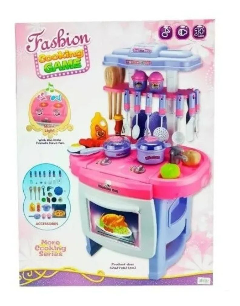 Kit Cocina Juguete Luces Sonido Juguete Didáctico Niños-2