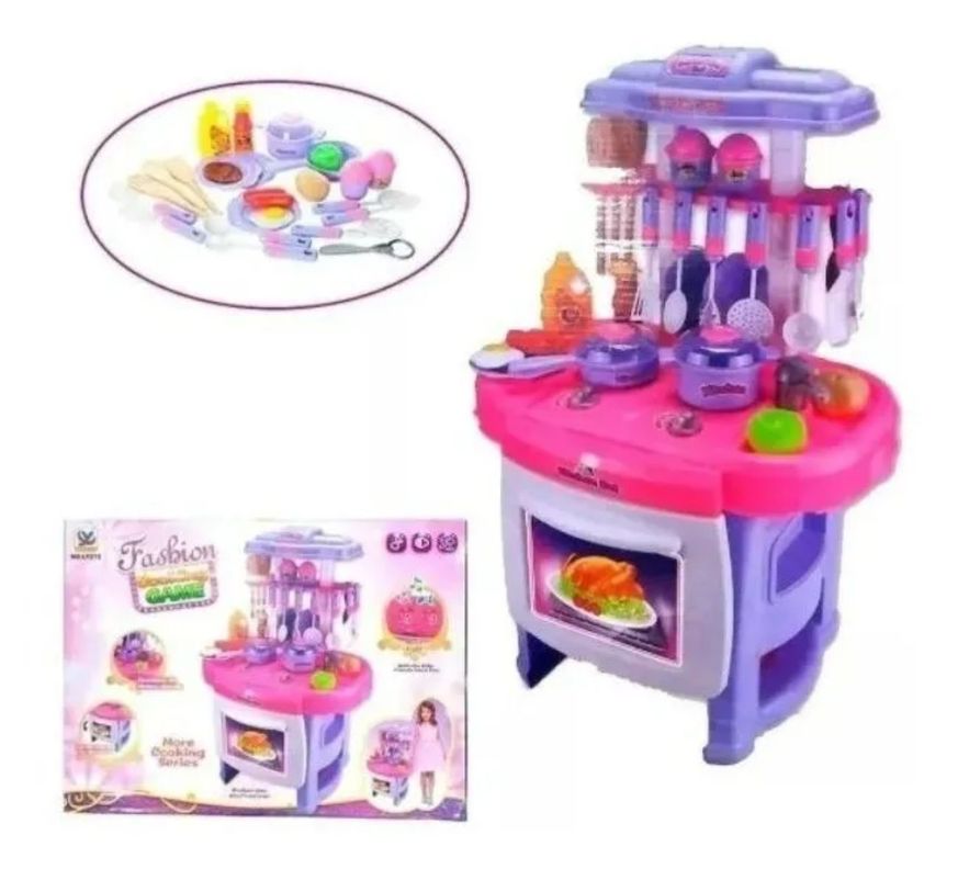 Kit Cocina Juguete Luces Sonido Juguete Didáctico Niños-3