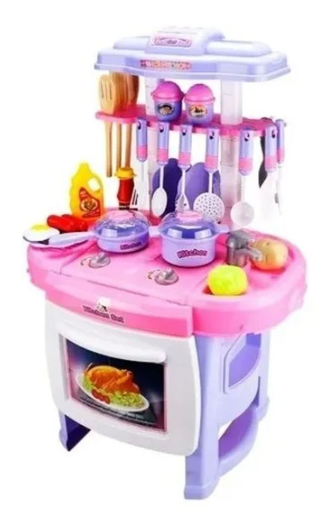 Kit Cocina Juguete Luces Sonido Juguete Didáctico Niños-0