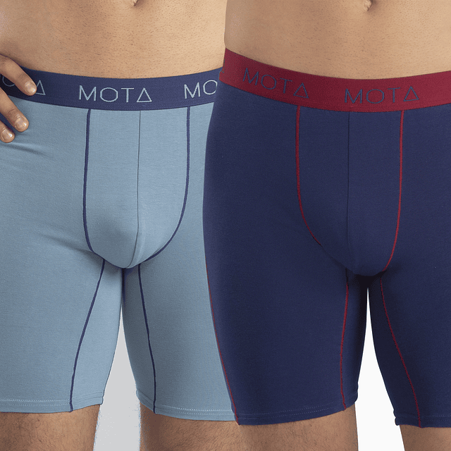 BOXER LARGO DEPORTIVO PACK 2 -0