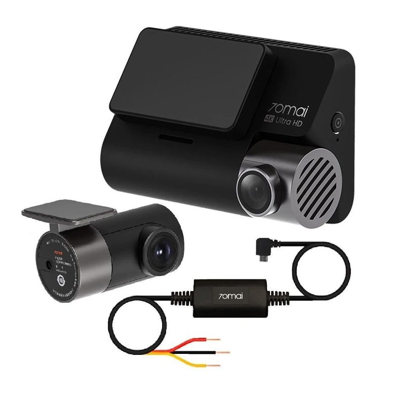 Cámara para auto 4k 2160P + Cámara Trasera 70mai A800S-1 + Set de Cableado-1