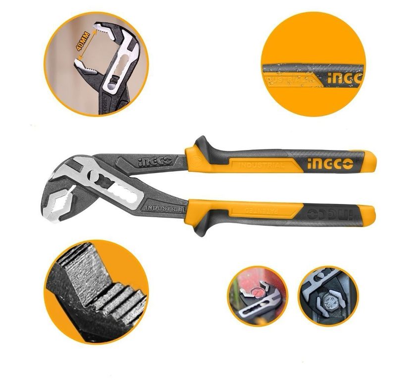 Set Juego De 4 Alicates Ingco + Caja Apilable-2