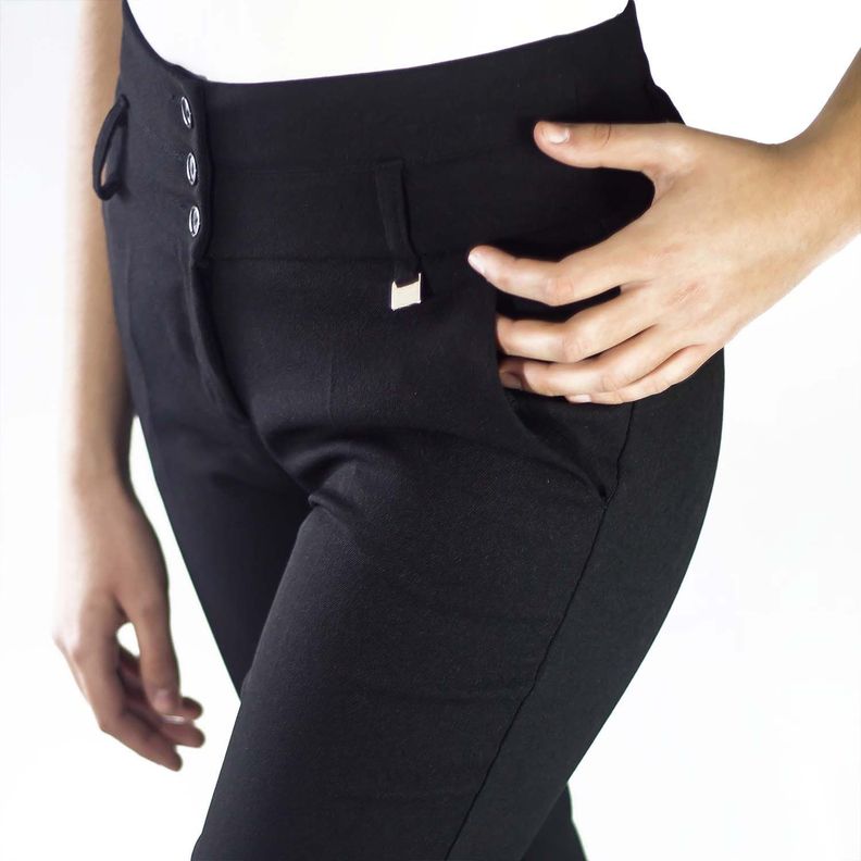 Pantalon Recto Formal Lanilla Poliester-0