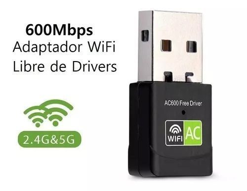 Adaptador Wifi Usb Dualband 2.4g / 5g 600 Mbps Con Bluetooth-1