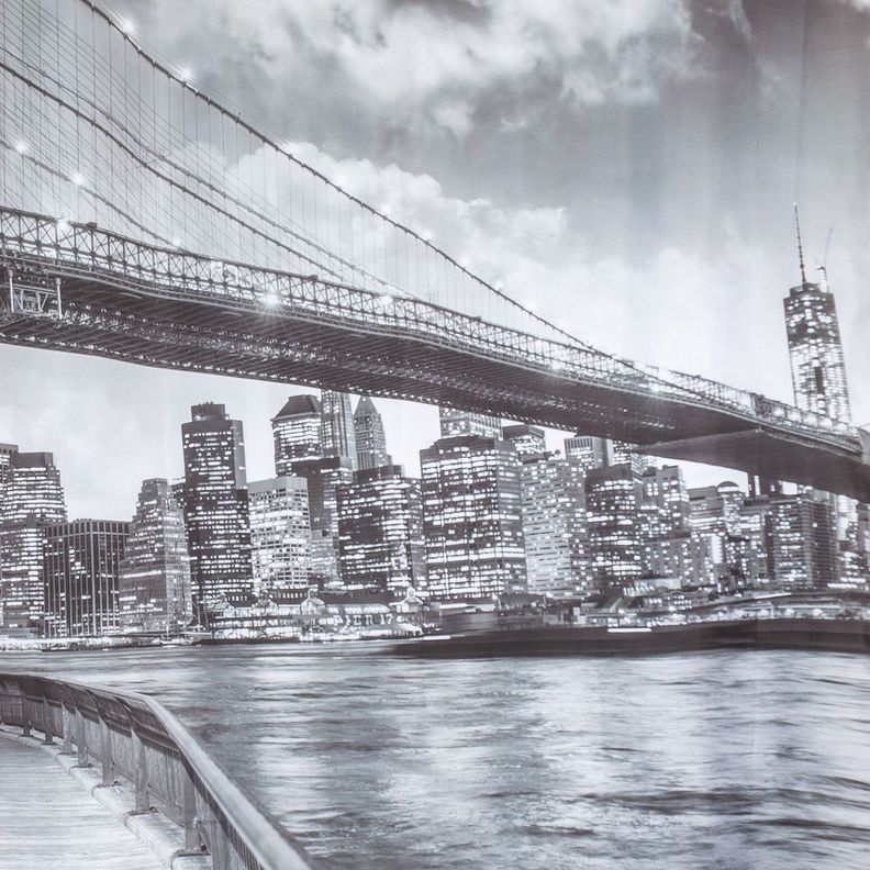 Set Cortina Baño  Bridge Brooklyn 1.80x1.80 cm. -1
