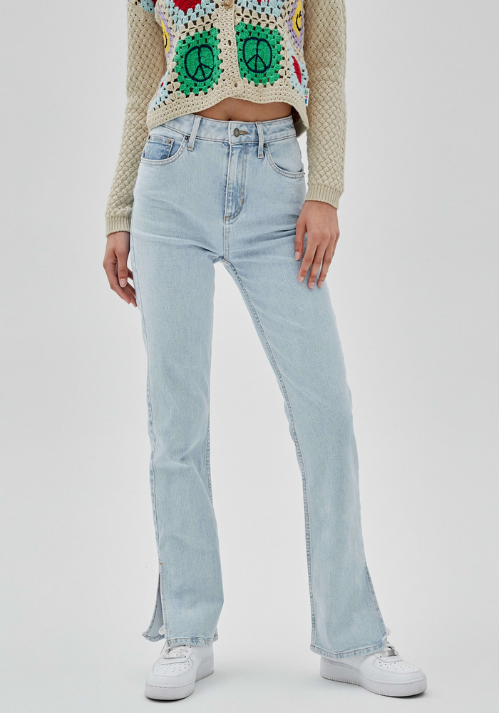 Jeans Guess Go J Balvin Slit Wash Pants Celeste-1