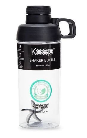 BOTELLA SHAKER 600ML KEEP negro-0