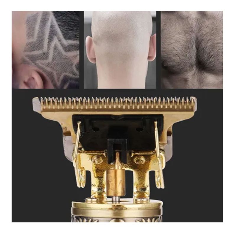 Maquina Afeitar Corta Pelo Estilo Buda Recargable-2