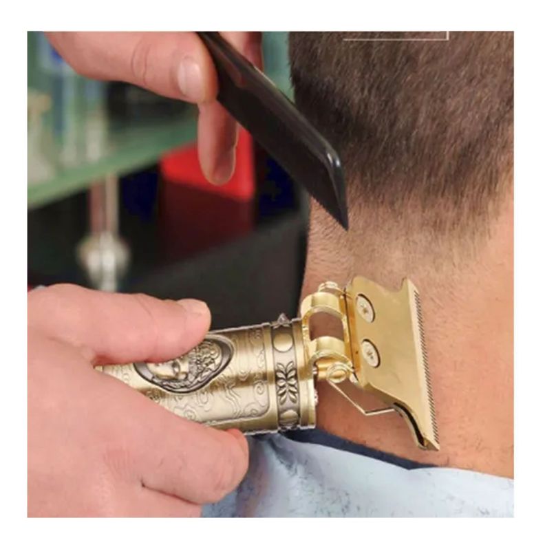 Maquina Afeitar Corta Pelo Estilo Buda Recargable-4