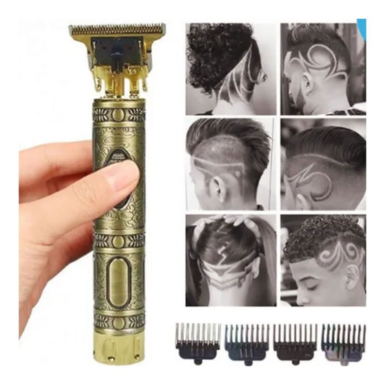 Maquina Afeitar Corta Pelo Estilo Buda Recargable-3