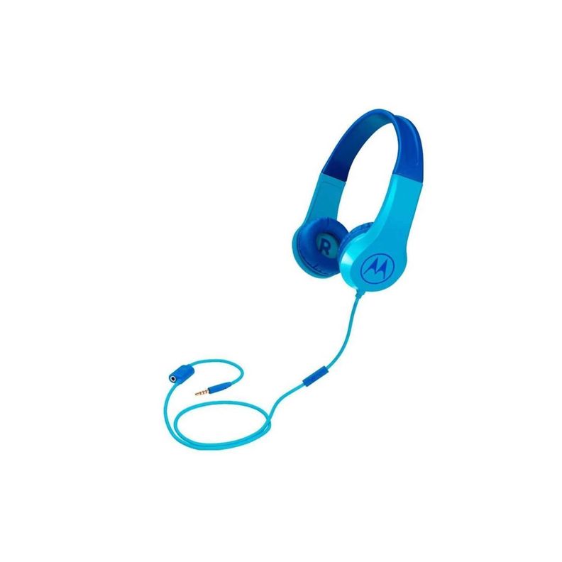 Audífonos Motorola con micrófono squads 200 azul-1