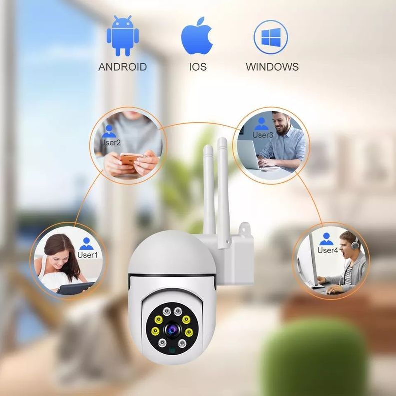 Cámara Inteligente WIFI Outdoor motorizada Full HD Panorámica-6