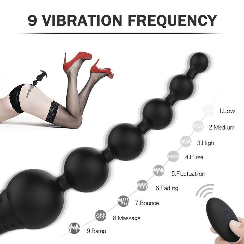 Rosario Anal Vibrador Control Remoto Tower-4