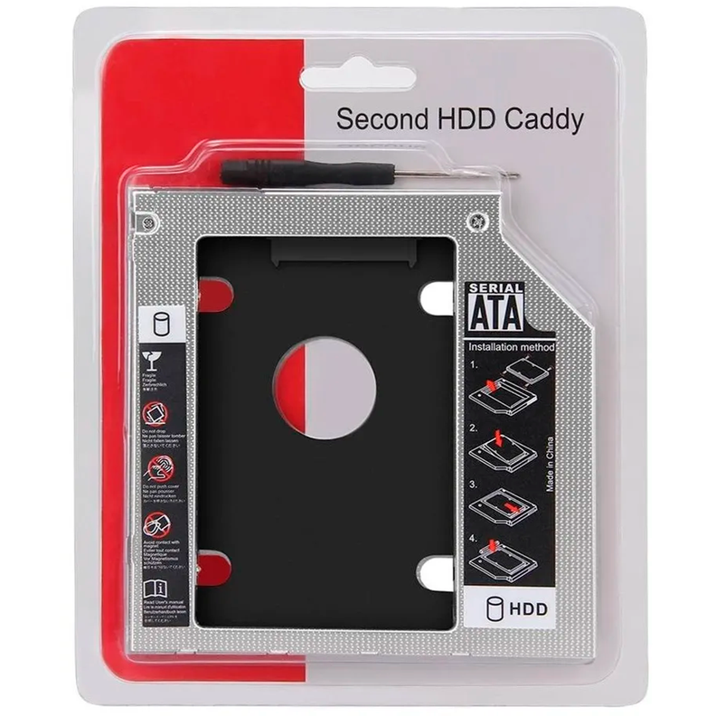 Caddy Adaptador 12.7mm Notebook Sata Hdd Ssd-2