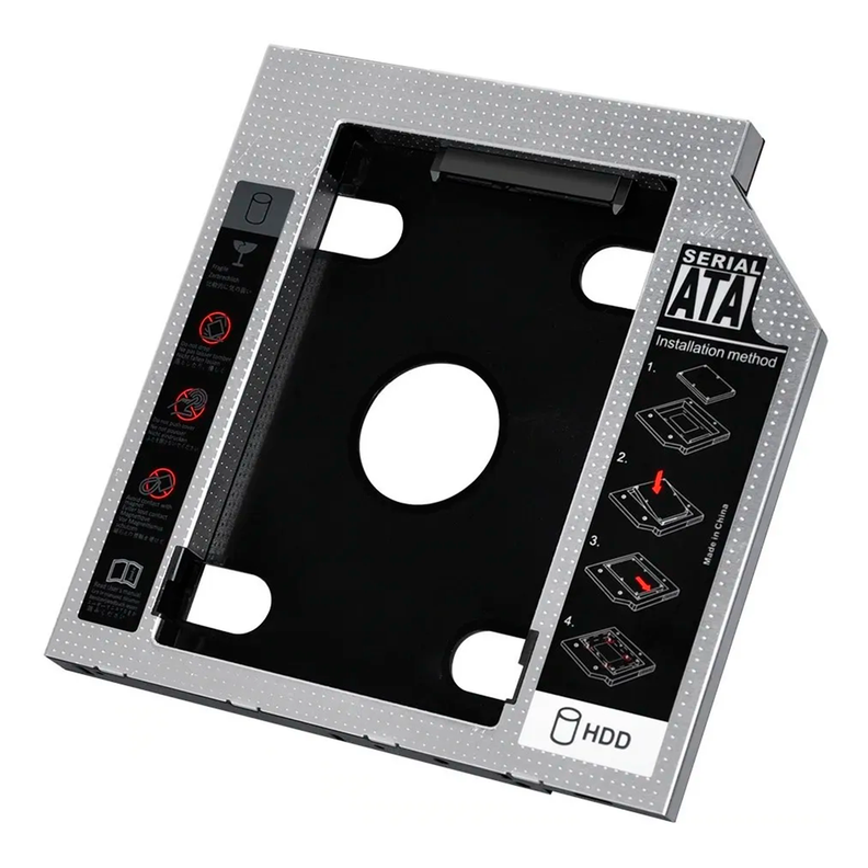 Caddy Adaptador 12.7mm Notebook Sata Hdd Ssd-0