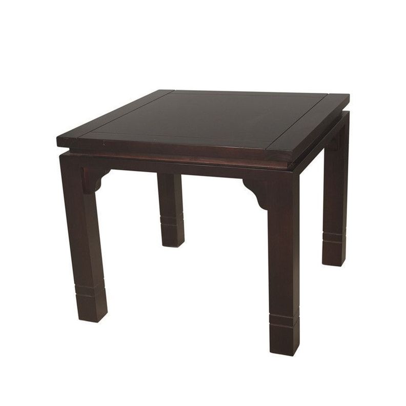 MESA DE COMEDOR LUCIANA CUADRADA 92 X 92 CM MADERA COLOR CHOCOLATE-0