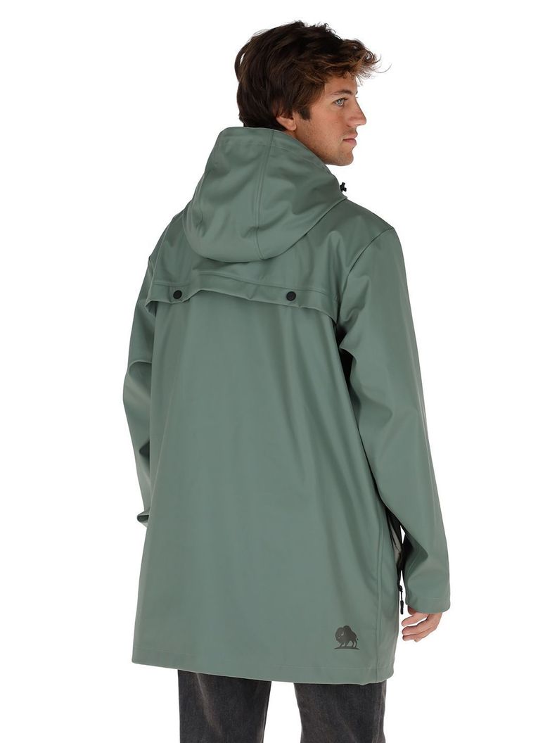 Chaqueta Impermeable Raincoat Verde Hombre-2