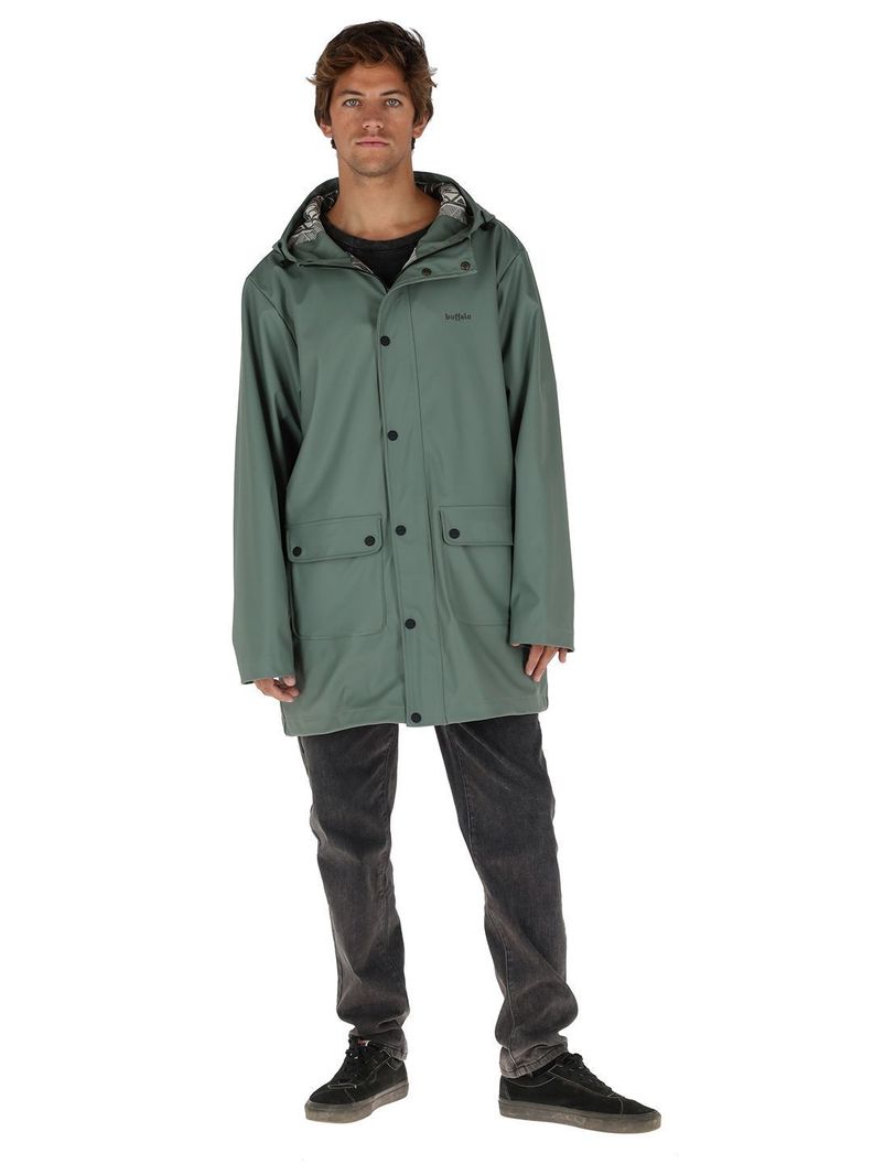 Chaqueta Impermeable Raincoat Verde Hombre-1