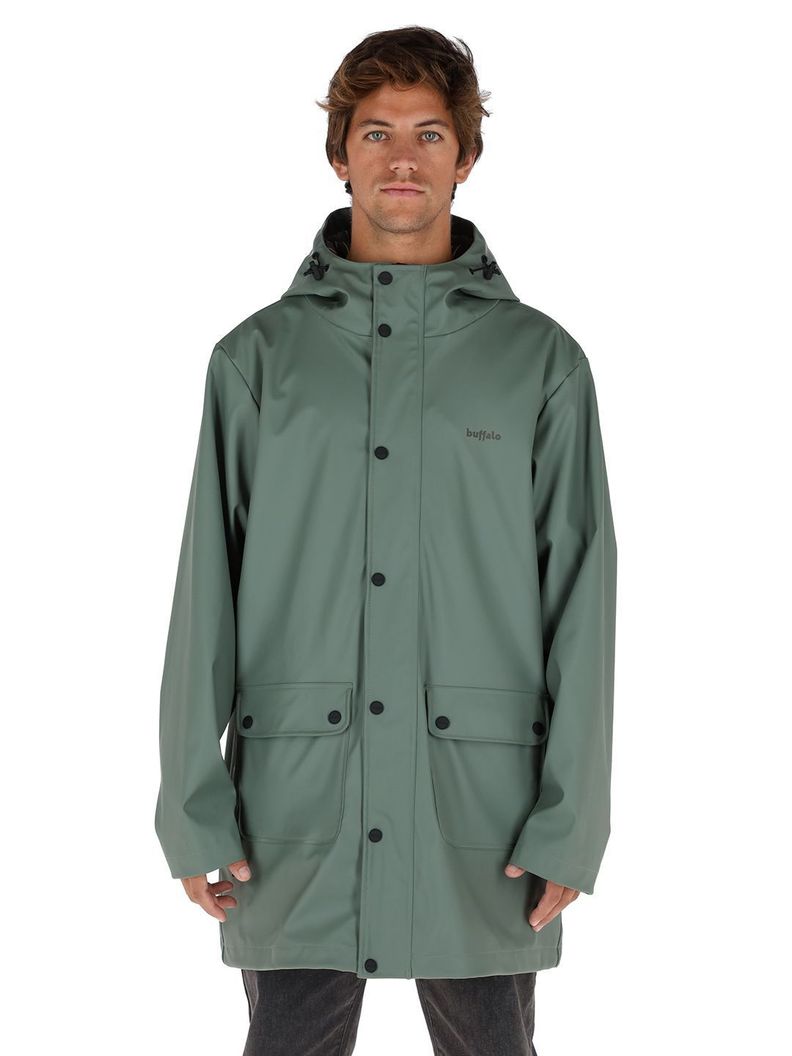 Chaqueta Impermeable Raincoat Verde Hombre-0