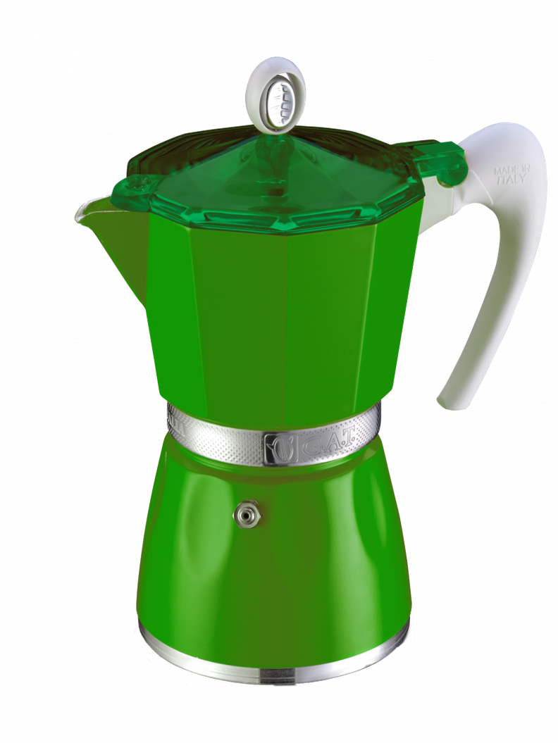 CAFETERA BELLA 6 TAZAS VERDE-0