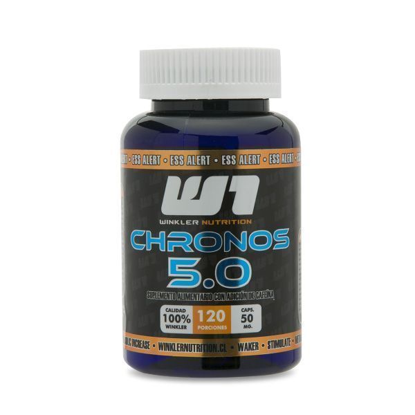 Cafeina anhidra Chronos 5.0 50 mg 120 cápsulas-0