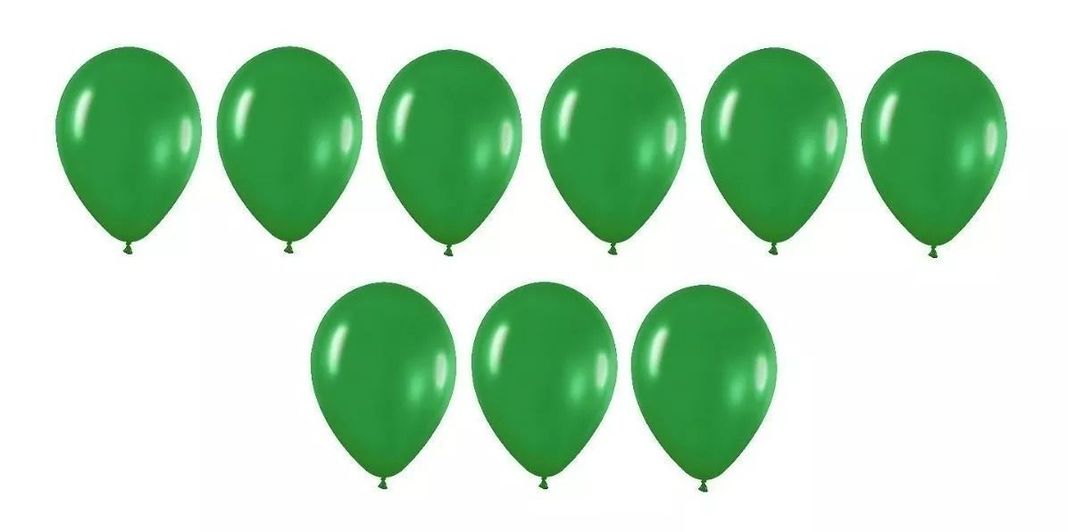 25 Set De Cumpleaños Globos Cumpleaños Globo Verde-0