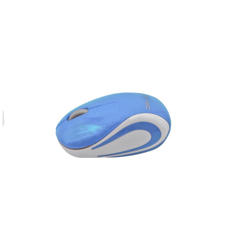 Mouse Inalambrico USB Optico 800 DPI Azul Dblue-0