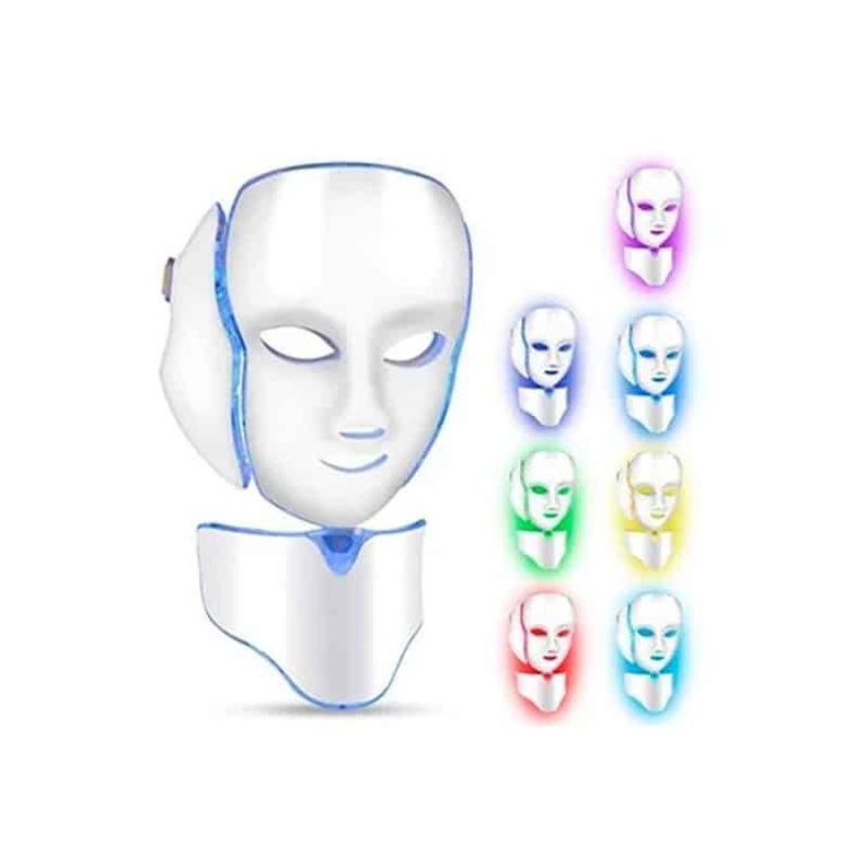 Mascara Led Con Cuello 7 Colores-4