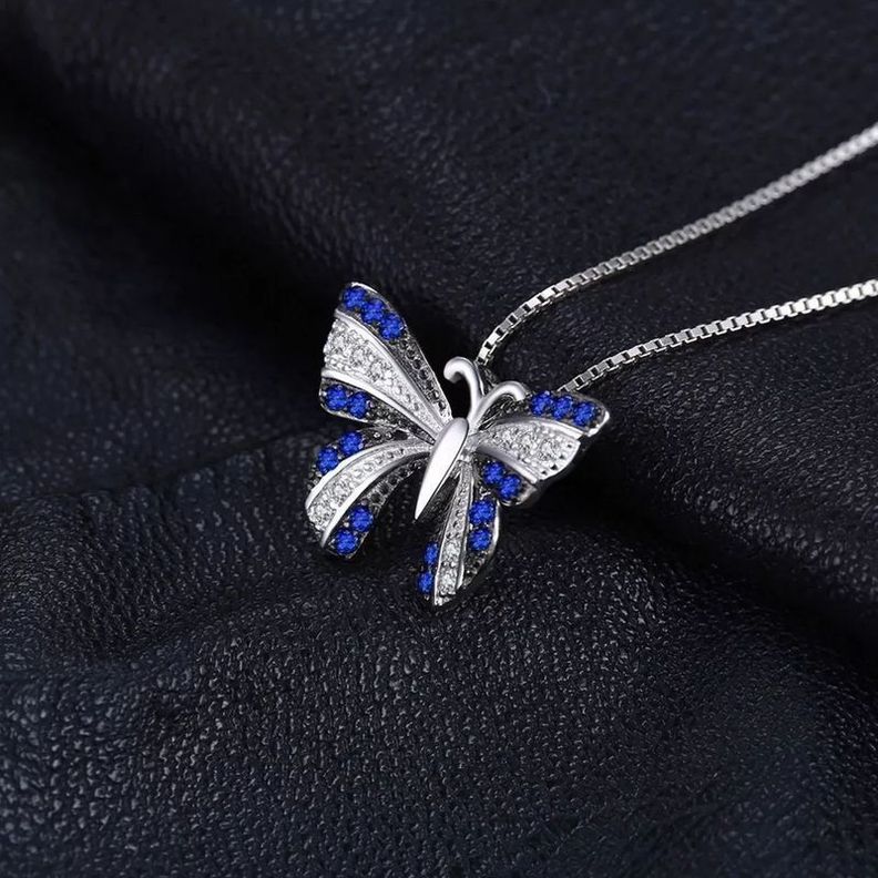 Collar Mariposa Plata 925-3