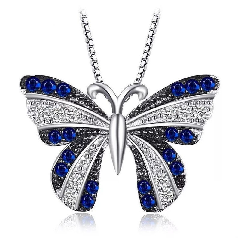 Collar Mariposa Plata 925-0