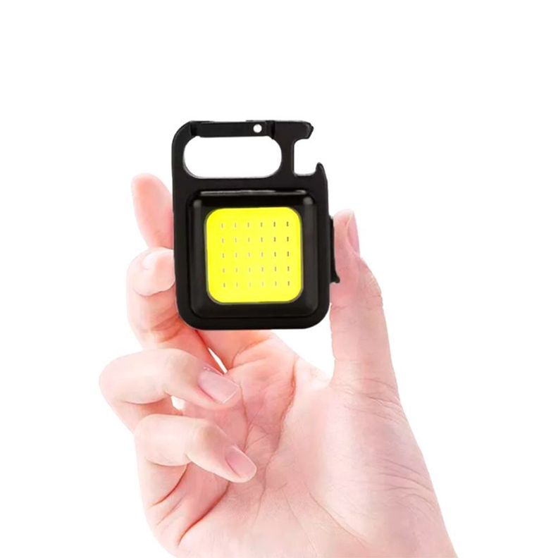 Linterna Led Recargable Destapador Llavero Gancho-4