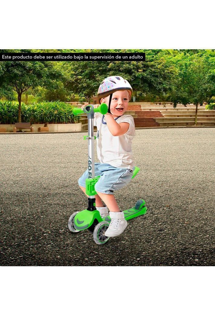 Scooter infantil 2N1 GOFUN verde-1