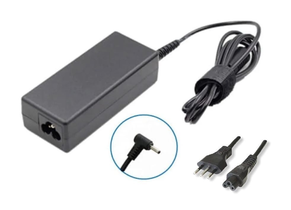 Cargador Compatible con N/B Samsung 19V 3.16A  Conector3.0 * 1.0 mm + Cable de Poder-1