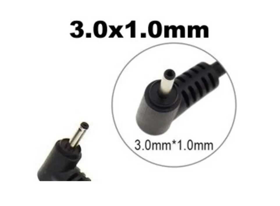 Cargador Compatible con N/B Samsung 19V 3.16A  Conector3.0 * 1.0 mm + Cable de Poder-2