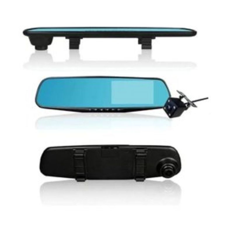 Espejo Retrovisor + Camara Frontal Y Camara Retroceso Hd-0