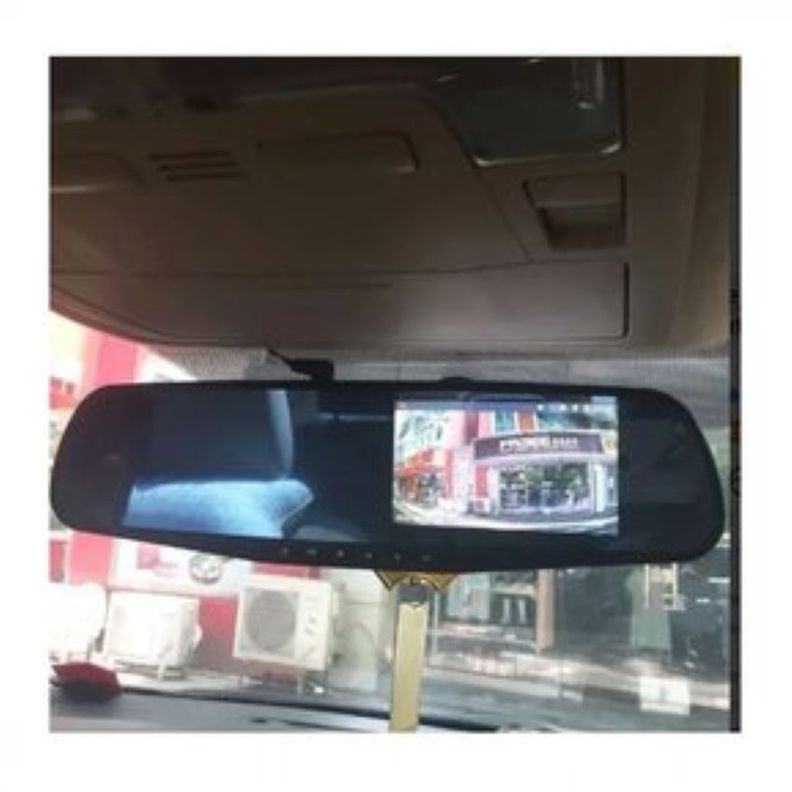 Espejo Retrovisor + Camara Frontal Y Camara Retroceso Hd-1