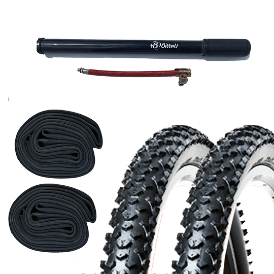 COMBO 2 NEUMATICOS 29X2.0 NJK + 2 CAMARAS 29 + REGALO-0