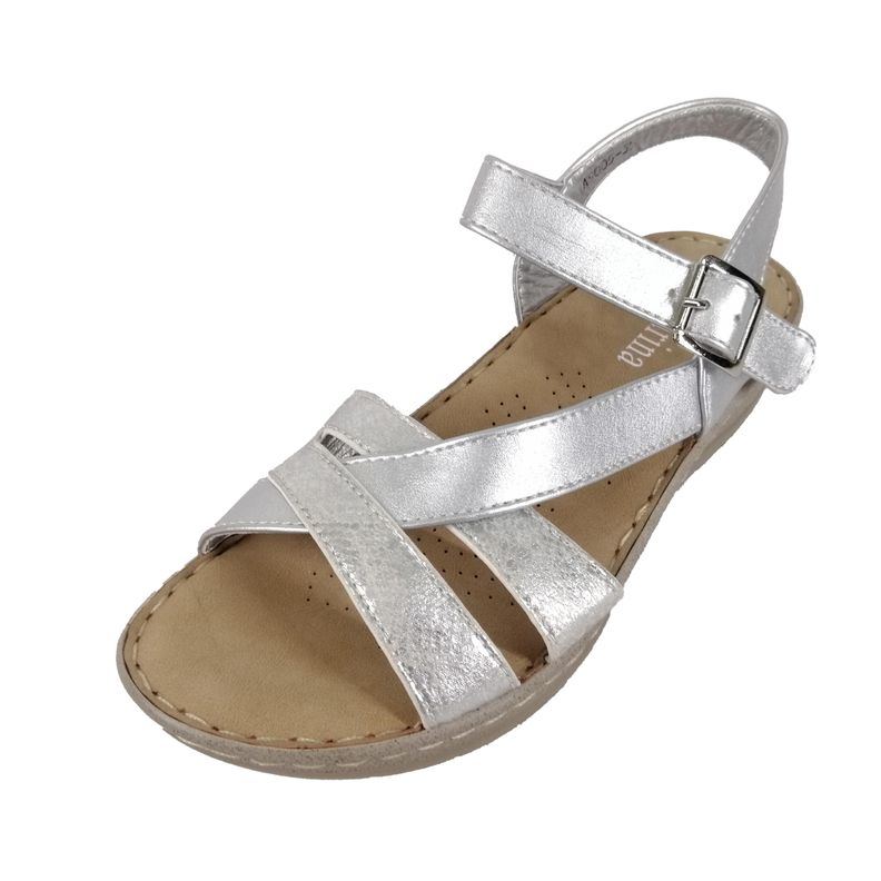 Sandalias de Mujer 905 Plateado-2