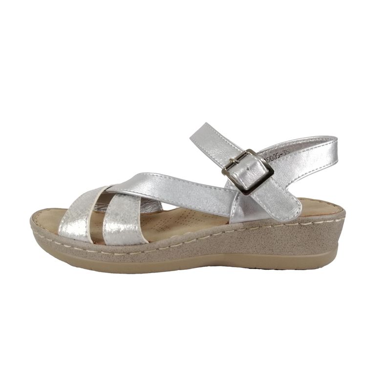 Sandalias de Mujer 905 Plateado-0
